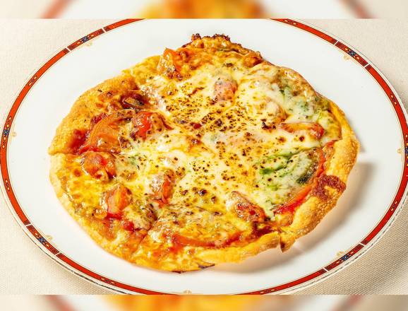 トマトバジルピザ