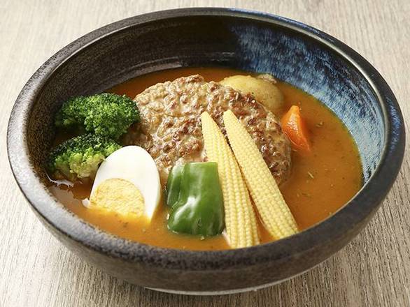 ハンバーグのスープカレーHamburg Steak Soup Curry