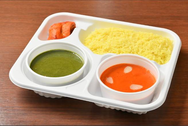 SUNRISE 2種カレー＆サフランライスBOX / Two Curry ＆ Saffron Rice Box