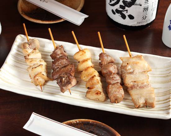 はかた商店 串盛り合わせ5種 5 Skewer Assortment