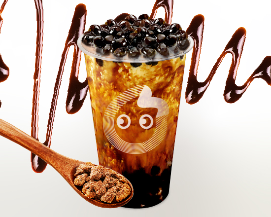coco都可人気No.1 黒糖タピオカミルクティー