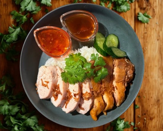 からだ喜ぶ！東京カオマンガイ 【ダブル】ジューシーもも肉＆しっとりむね肉カオマンガイ [W]Khao Man Gai(Chicken Thigh ＆ Chicken Breast)