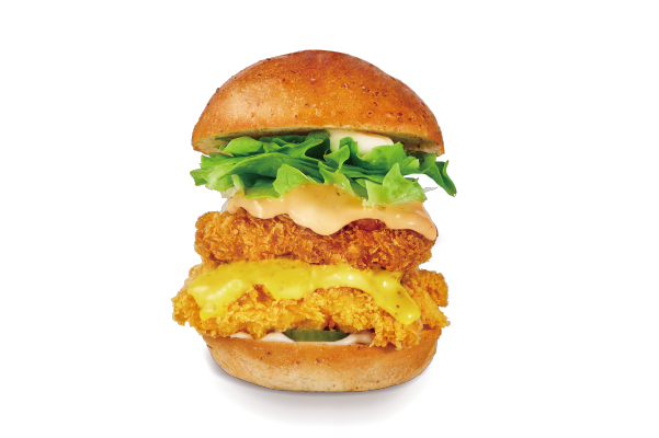 bb.qオリーブチキンカフェ 単品えびかつチキンバーガー