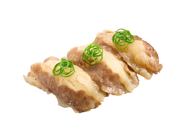 スシロー 牛塩カルビ3貫