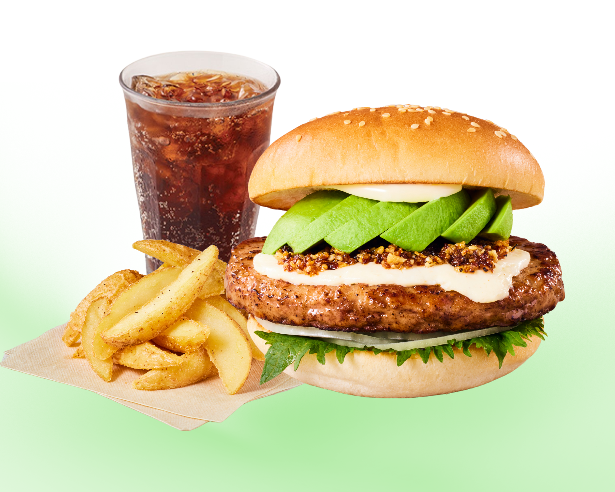 フレッシュネスバーガー [セット]アボカドクリームチーズバーガー