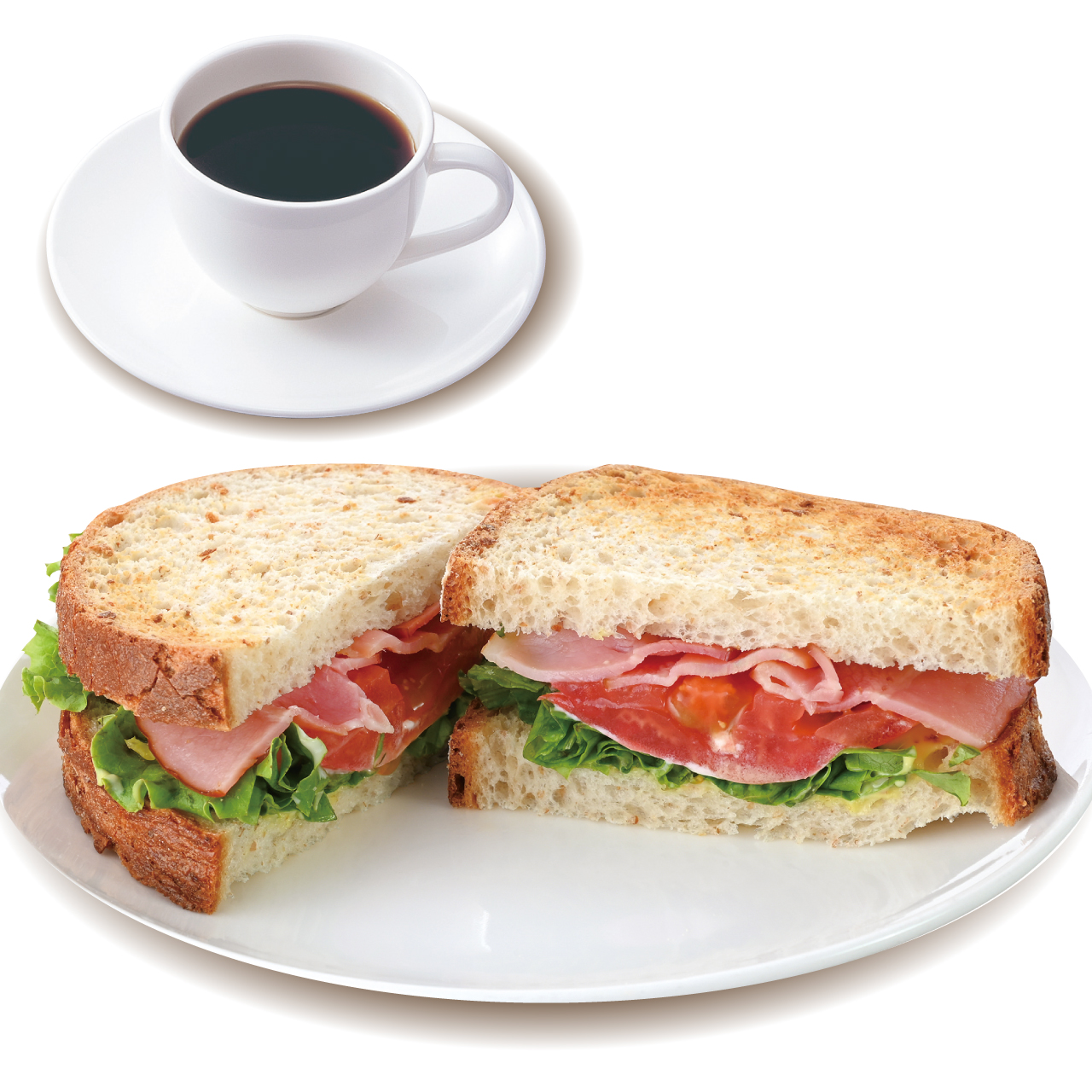 上島珈琲店 B・L・Tサンド セット(レギュラーサイズドリンク付き)