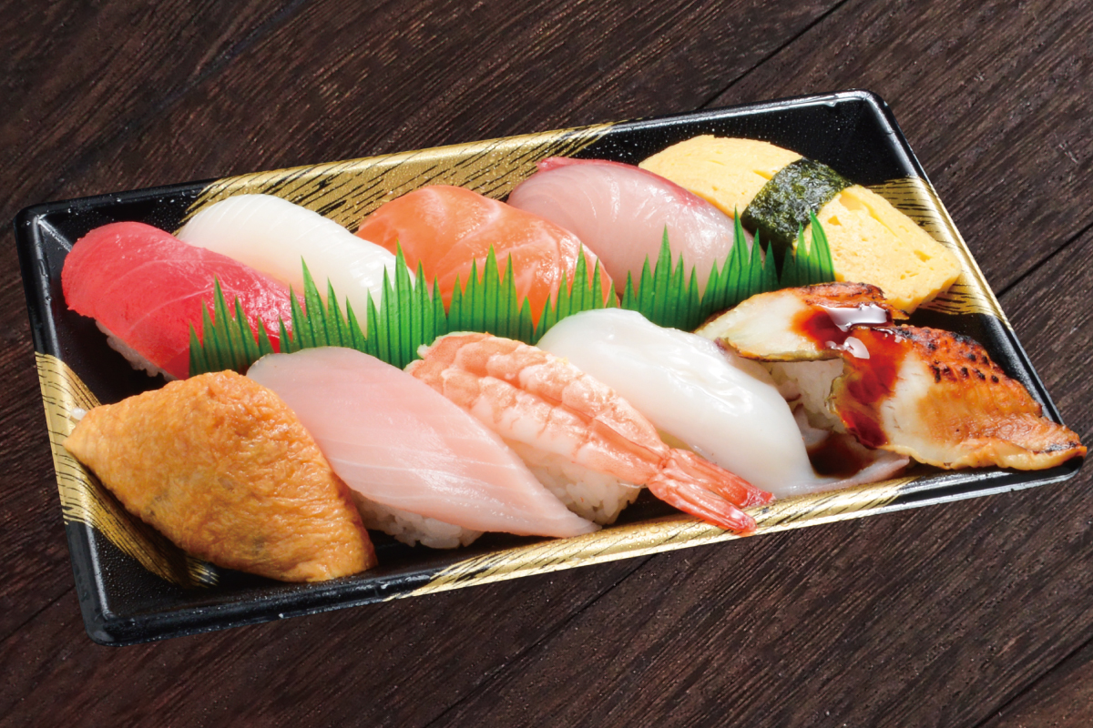 大起水産回転寿司 大漁にぎり10貫[Big Haul Sushi Set]