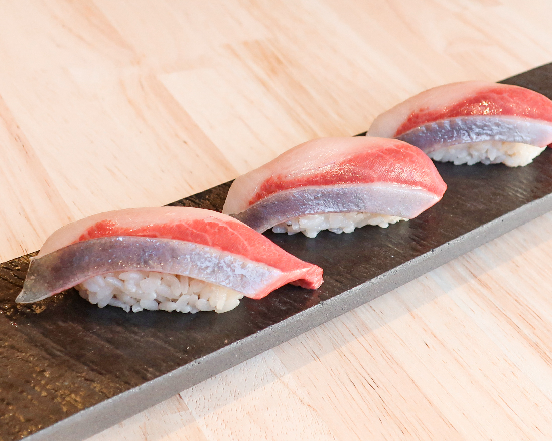 鮨・酒・肴 杉玉 はまち3貫