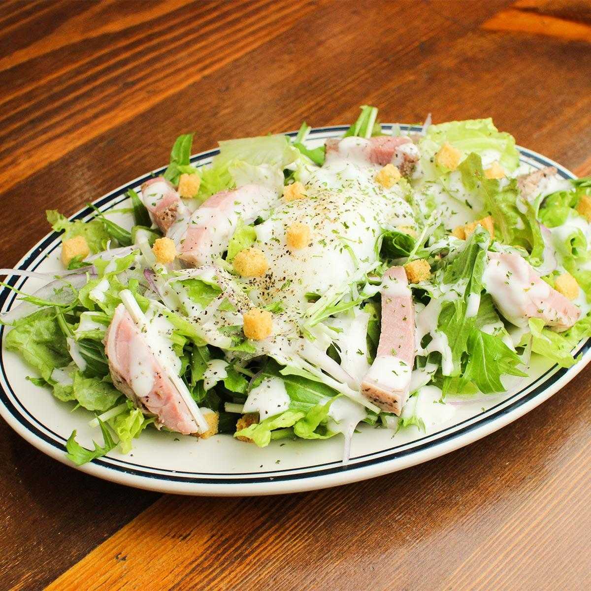 マロリーポークステーキ シーザーサラダ(L)