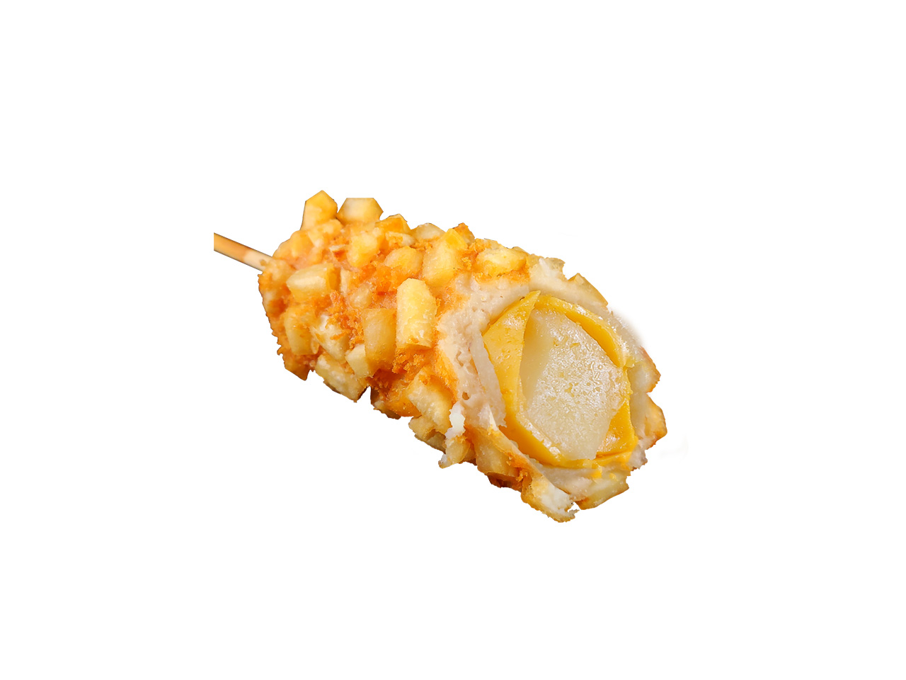 ジョンノハットグ ポテトチェダ＆モッツァレラチーズ米ハットク / Potato Cheddar ＆ Mozzarella Flour Corn Dog