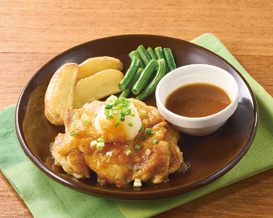 ジョナサン 若鶏のグリル 和風オニオンソース