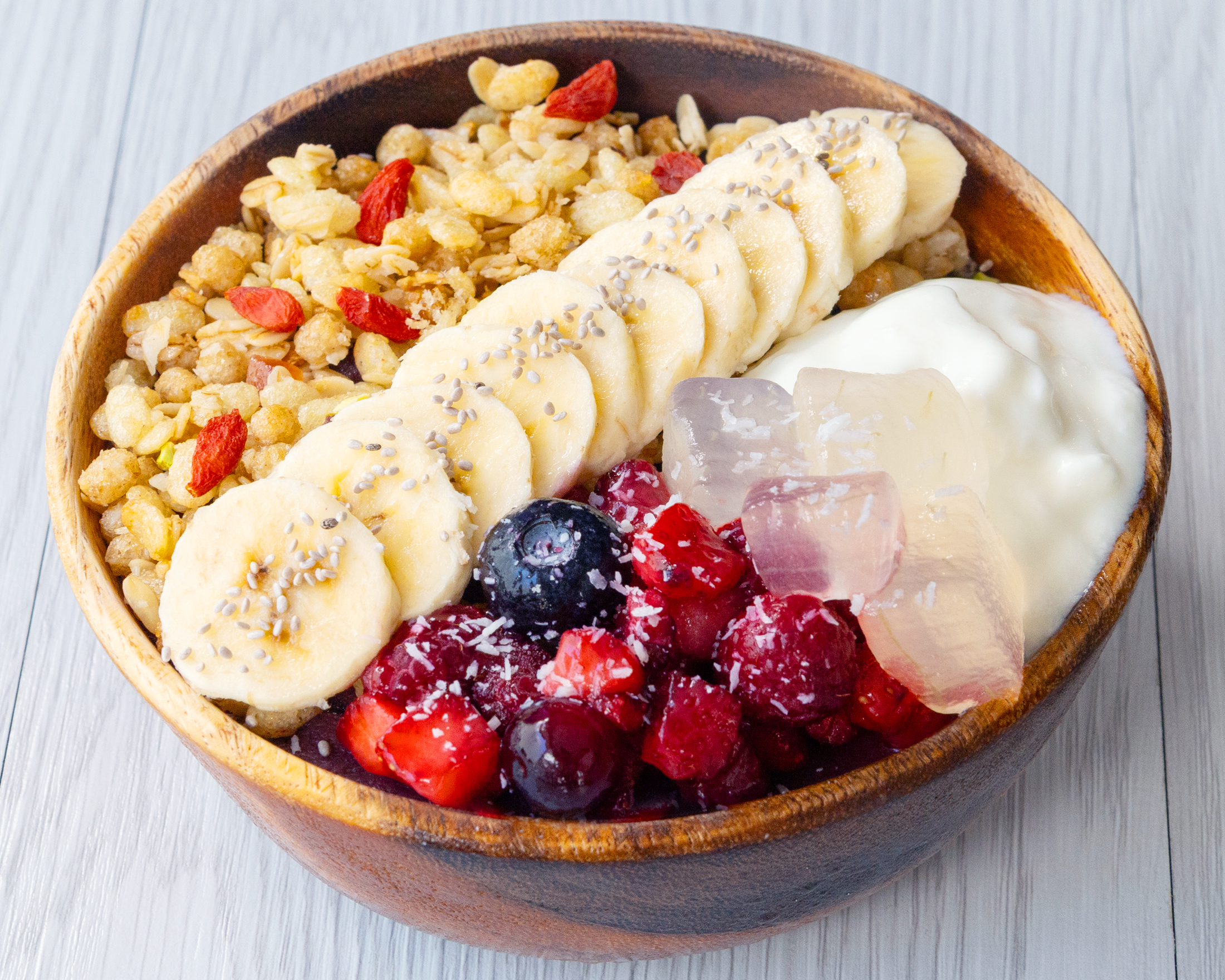 【フルーツたっぷりアサイーボウル】ワイキキ・ボウルズ 【Medium Size】ビューティーボウル【BTB】