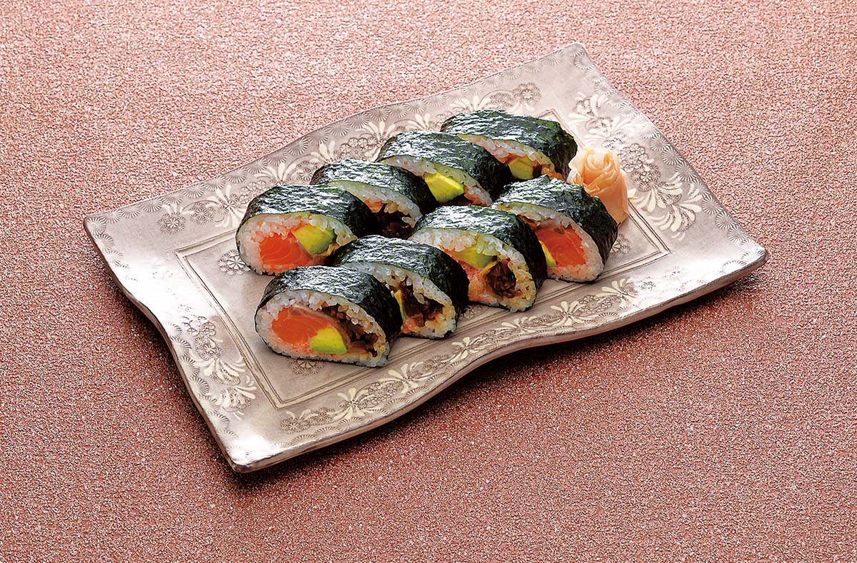 つるとんたん つるとん巻き寿司 サーモンと明太子のタルタル仕立て