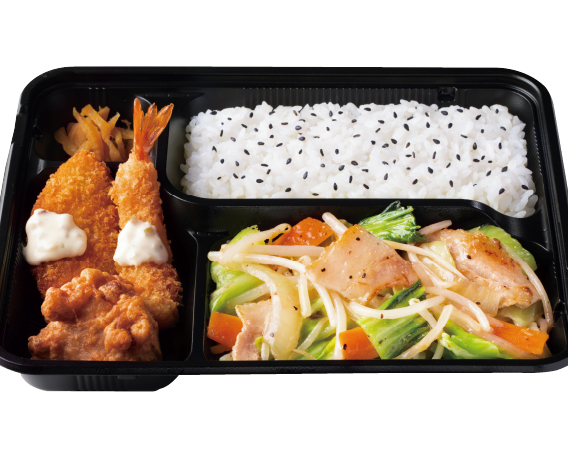 キッチンオリジン Dx肉野菜炒め弁当 瀬戸内レモン使用塩だれ～1日に必要な野菜の2分の1使用～