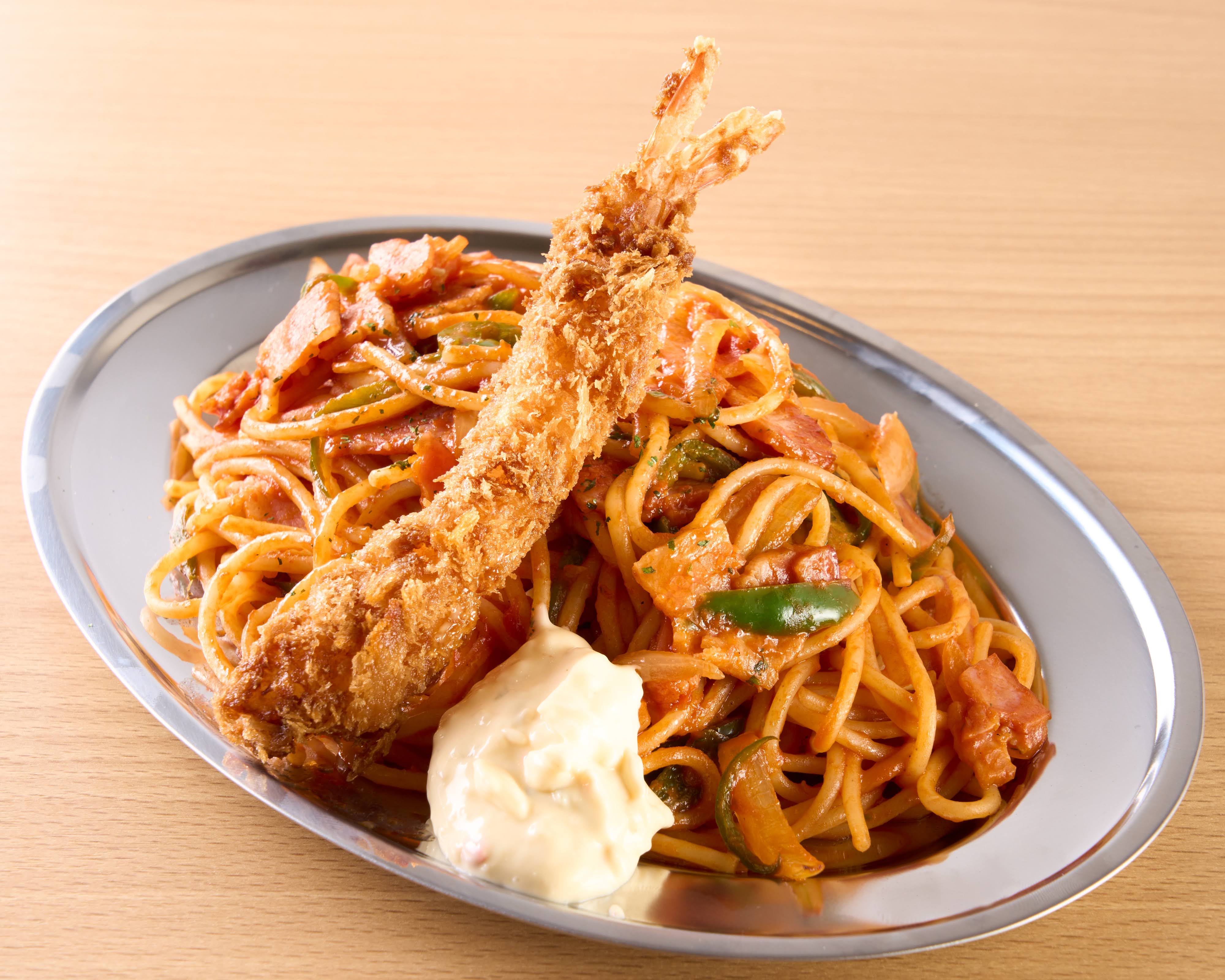 スパゲティの店『神田ナポリタン』 海老フライ＆ナポリタン Deep Fried Shrimp＆Napolitan