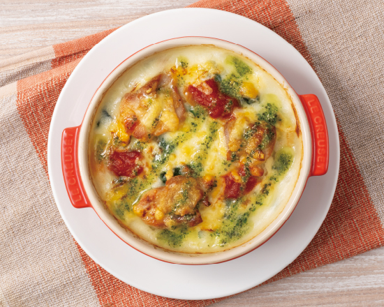 むさしの森珈琲 チキンとほうれん草のドリア