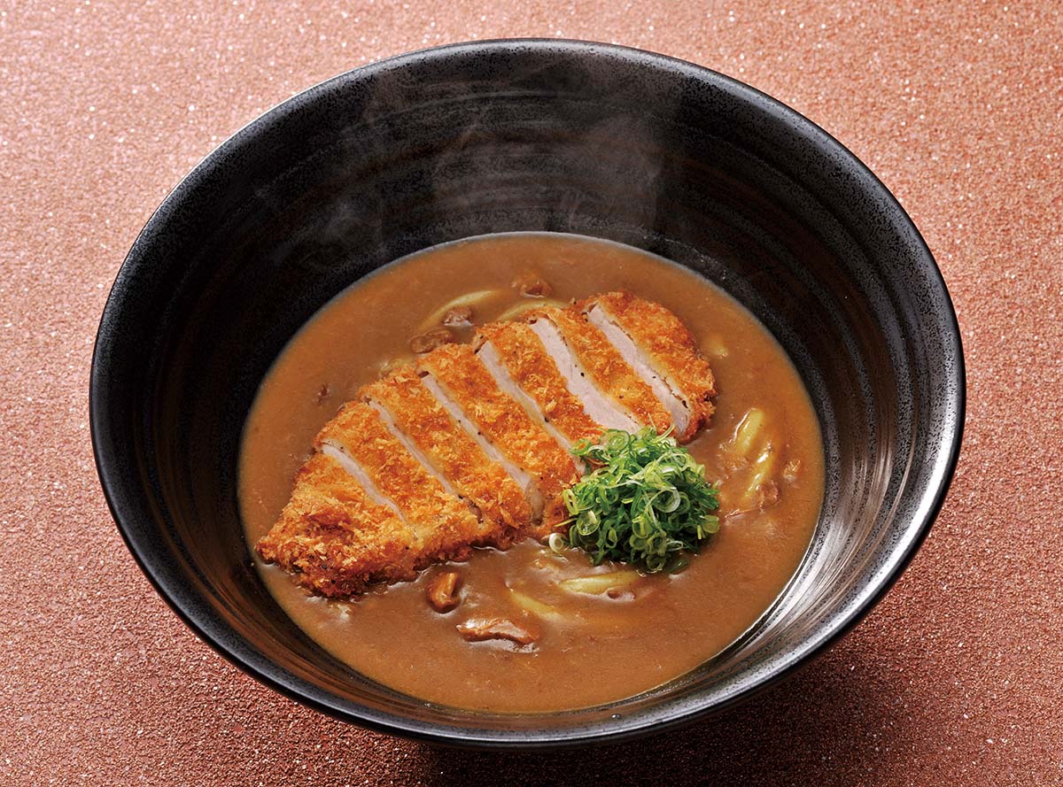 つるとんたん人気No.4 かつカレーのおうどん