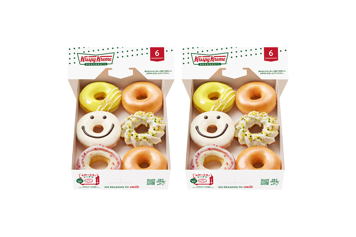 クリスピー・クリーム・ドーナツ スプリング  ダズン ハーフ(6個)​x 2箱