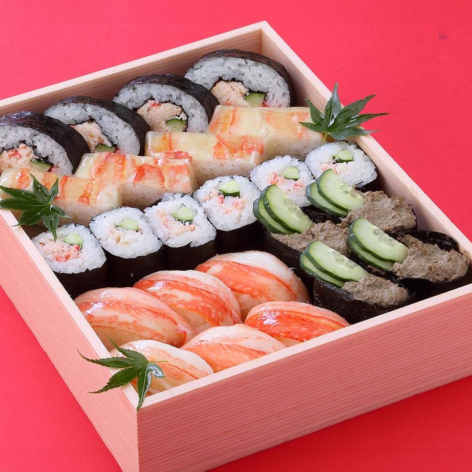 かに道楽 かに寿司盛合せ(2～3人前)