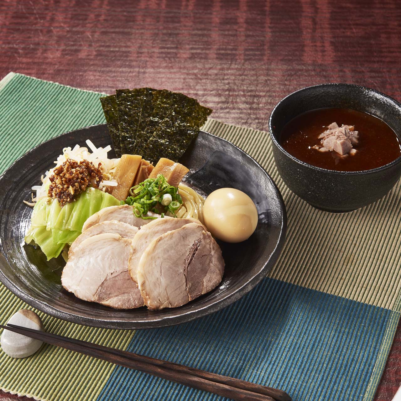 全部のせ 極太辛味噌つけ麺(麺200g)