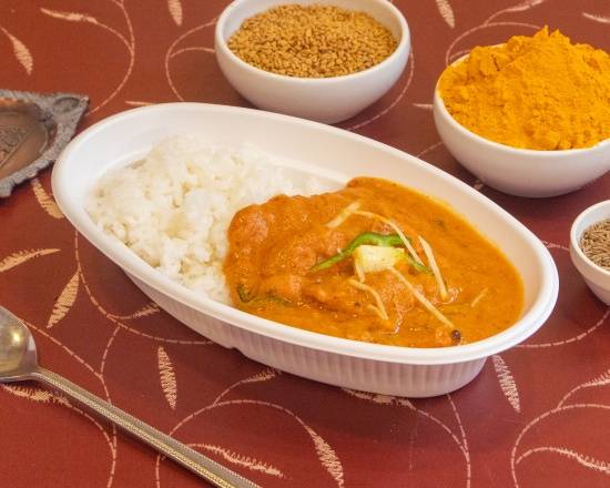 ganesh バターチキンカレーとライス Butter Chicken Curry and Rice