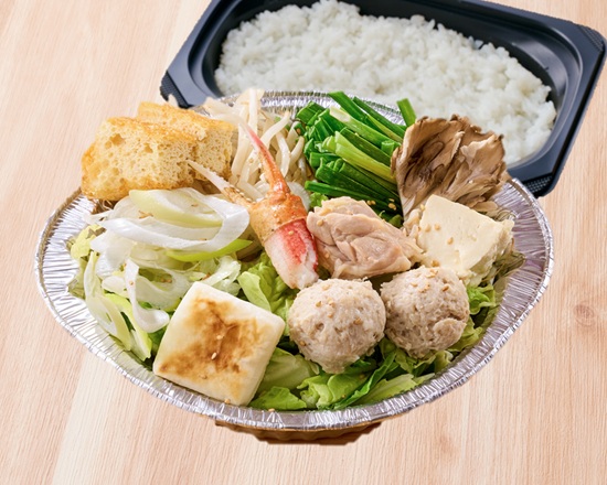 夢庵 霧島ちゃんこ弁当(アルミ鍋)