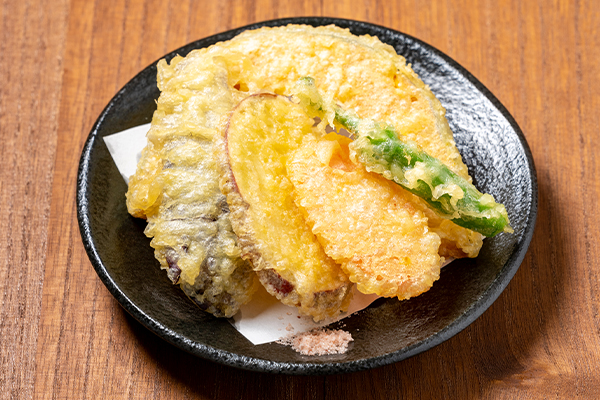 山下本気うどん 野菜天5種 Vegetable Tempura - 5 Kinds