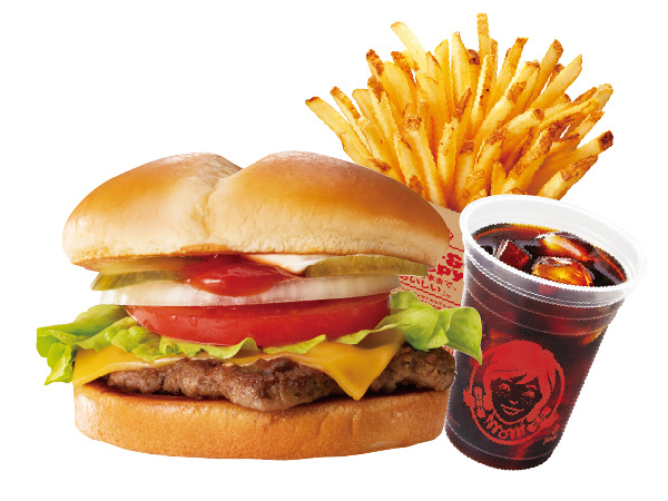ウェンディーズ ・ファーストキッチン Jr.チーズバーガーデラックスセット