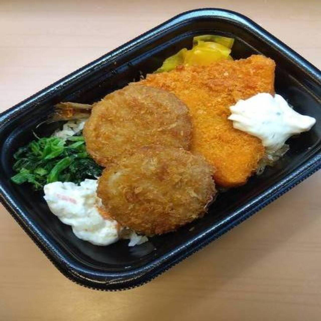 富士そば ダブルメンチかつのり弁