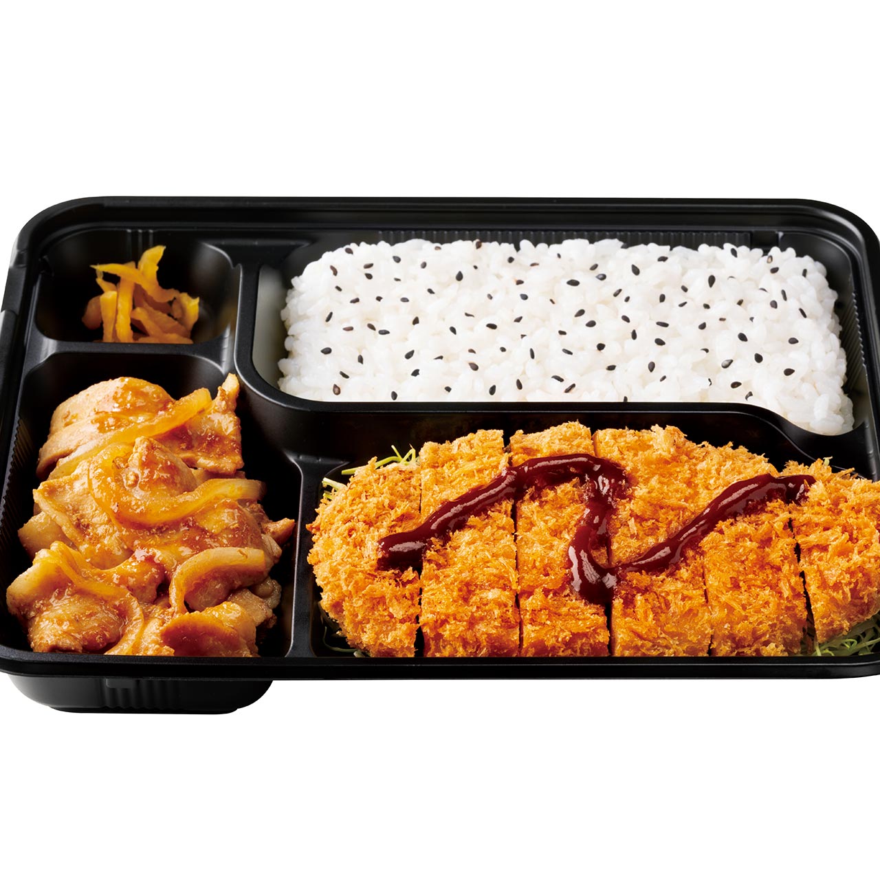 オリジン ロースとんかつ生姜焼き弁当