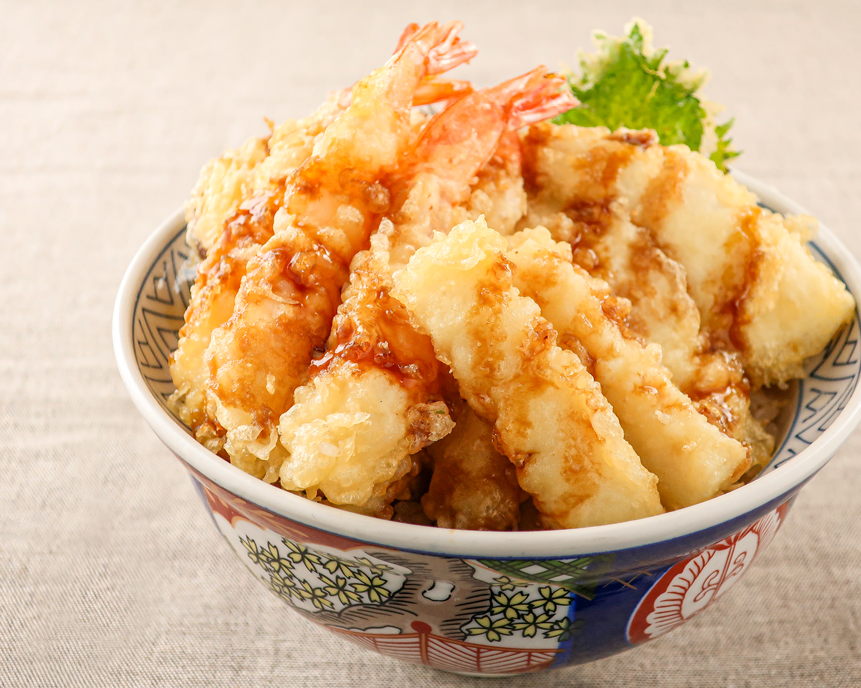 大盛海鮮天丼マウンテン デラックス天丼