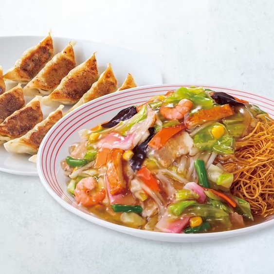 リンガーハット 野菜たっぷり皿うどんぎょうざ10個セット