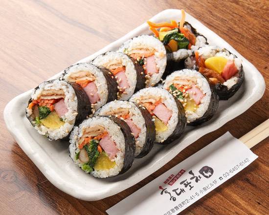 韓国料理 ホンデポチャ 野菜のり巻き