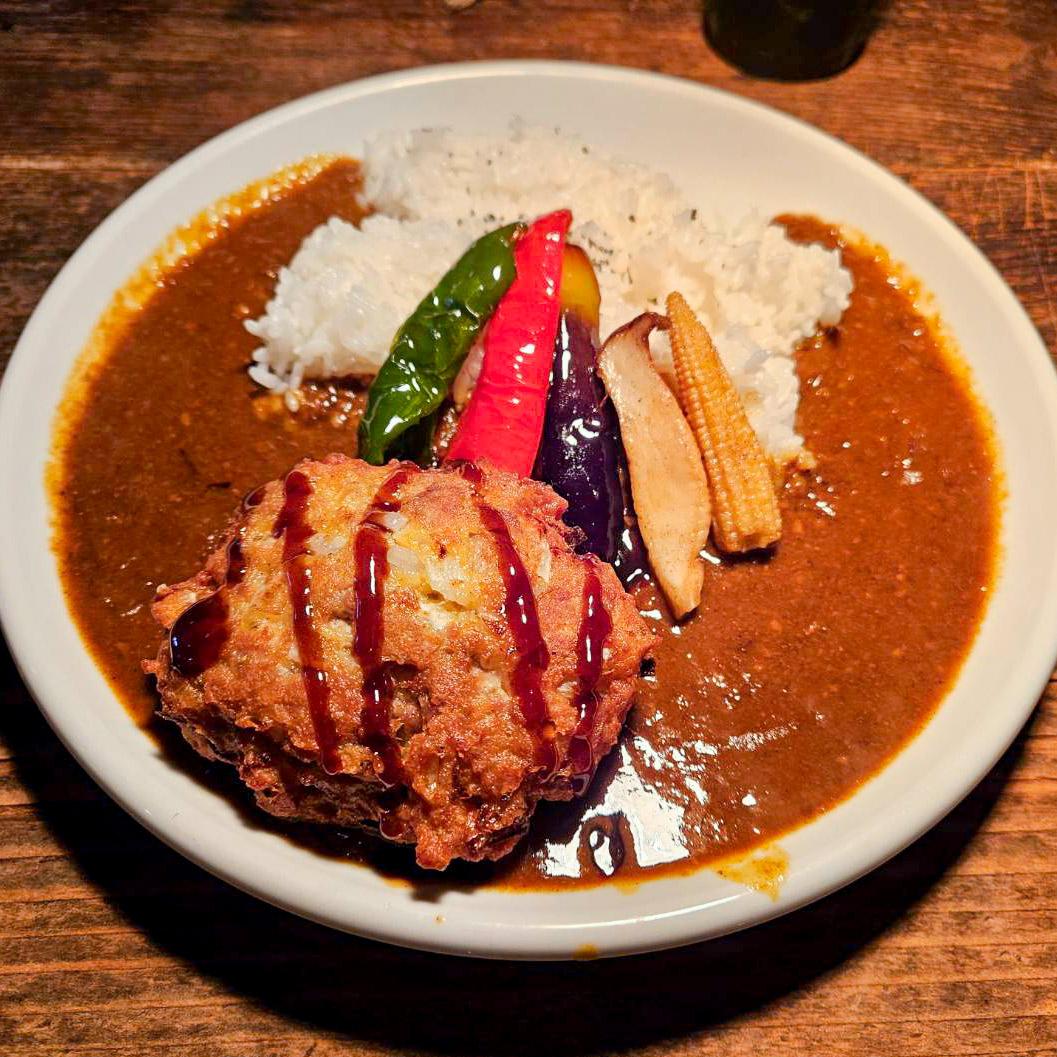 ハンバーグ魔神カレー