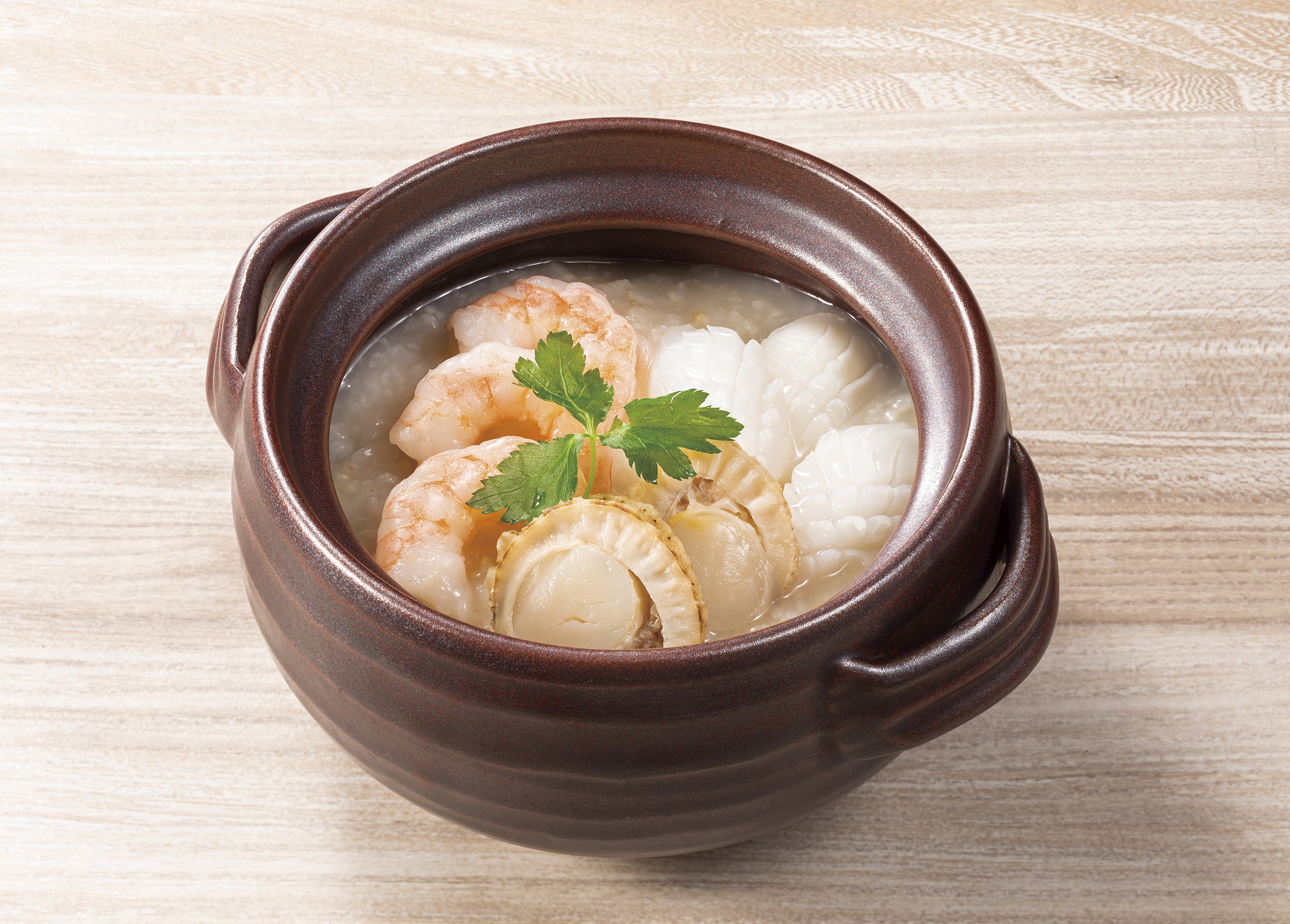 店内炊き上げ おかゆ専門店 粥餐庁(かゆさんちん) 3種海鮮のおかゆ