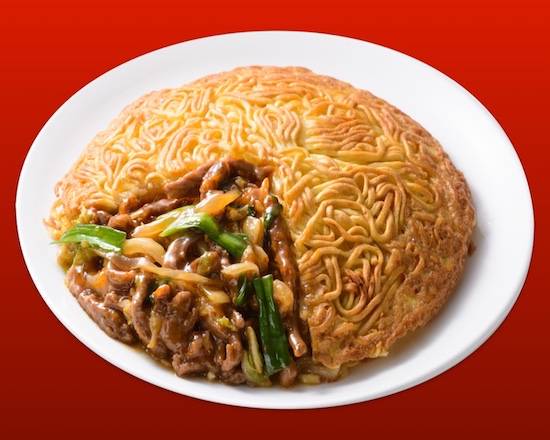 梅蘭人気No.3 牛肉入り辛口梅蘭やきそば