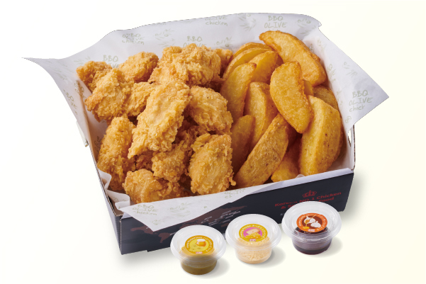 bb.qオリーブチキンカフェ ポップチキン＆ポテトボックス