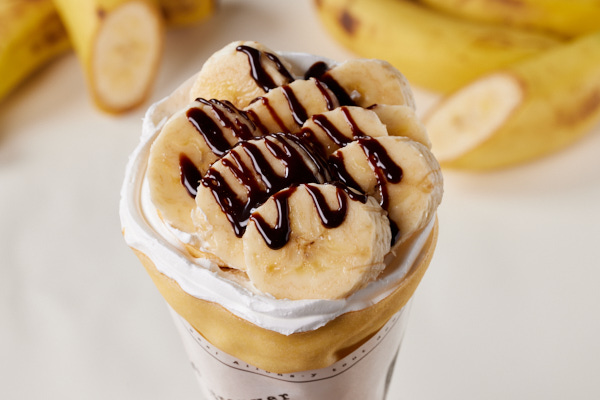 至福の贅沢「恋するクレープ」 【バナナもチョコも】2倍盛りチョコバナナクリーム(Mサイズ) Reward Chocolate Banana Cream