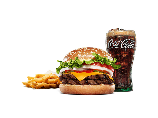 バーガーキング ダブルワッパーチーズJr.セット