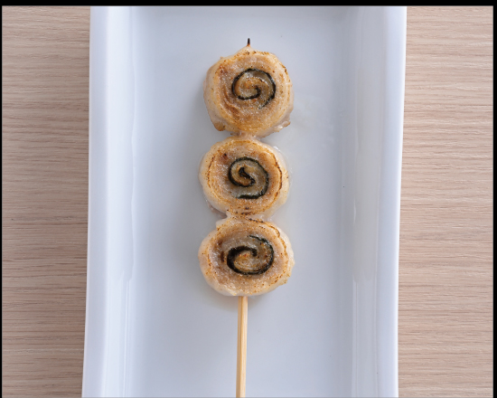 魚民 豚しそ巻串(1本)