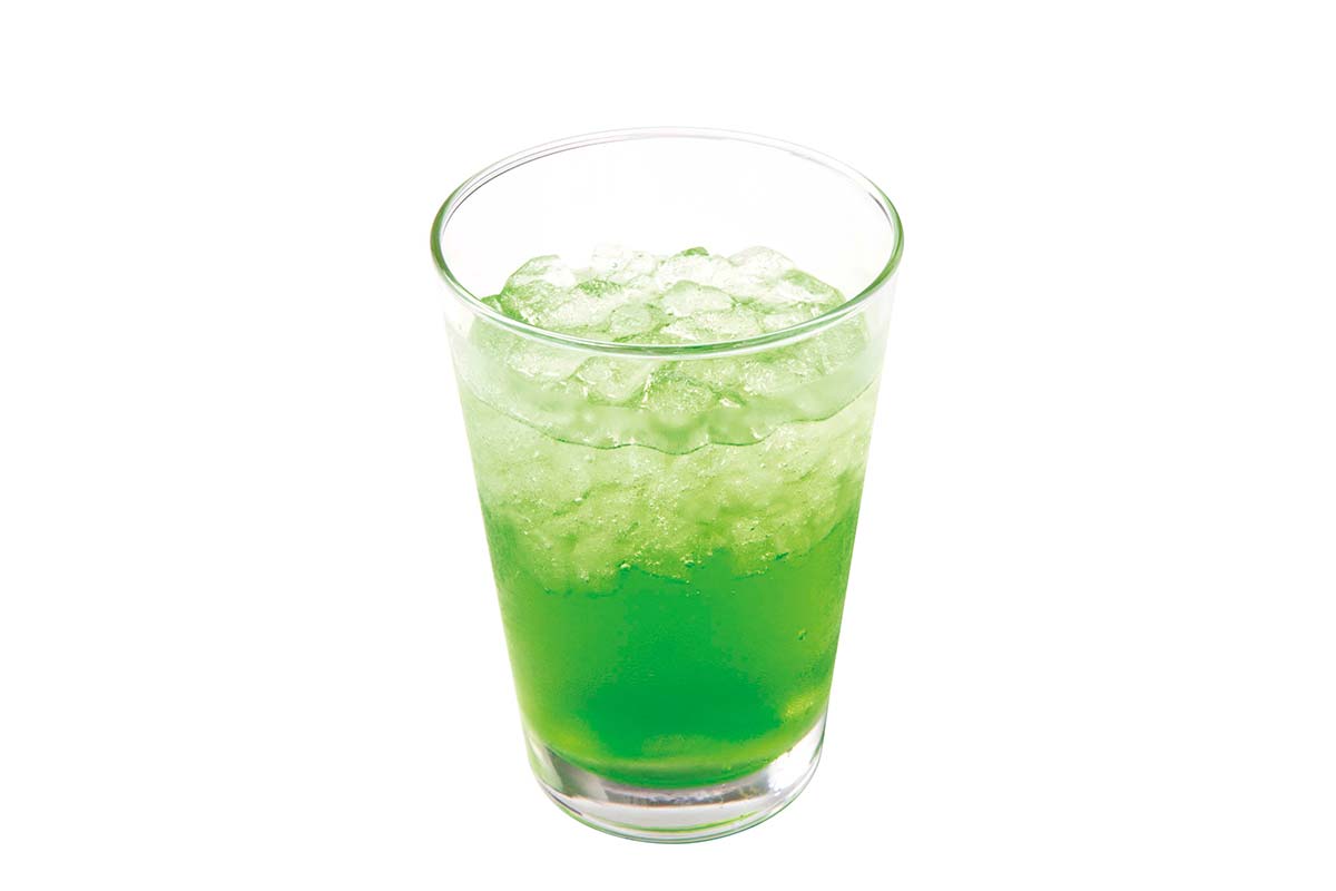 ロッテリア メロンソーダ M  Melon Soda M