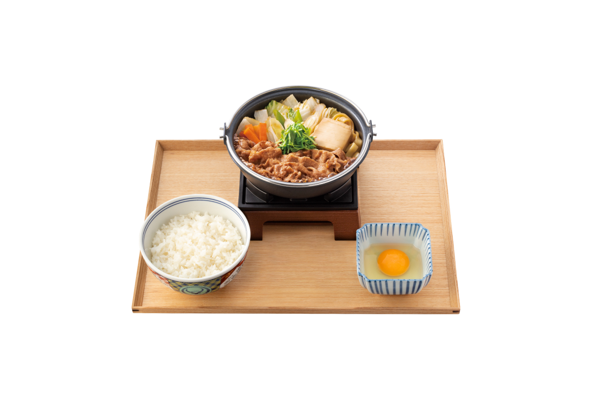 吉野家人気No.2 牛すき鍋膳