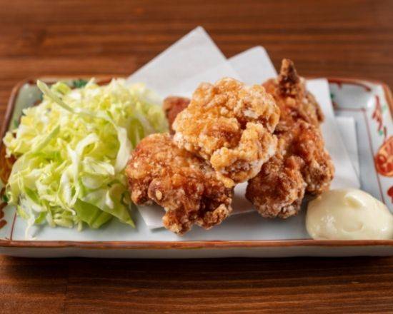 もつ焼きばん 鶏のから揚げ