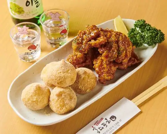 韓国料理 ホンデポチャ (NEW)チーズボール＆チキンセット