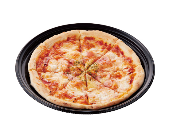 たっぷり3種チーズと旨みベーコンのクリーミーピザ(北海道産マスカルポーネ使用)