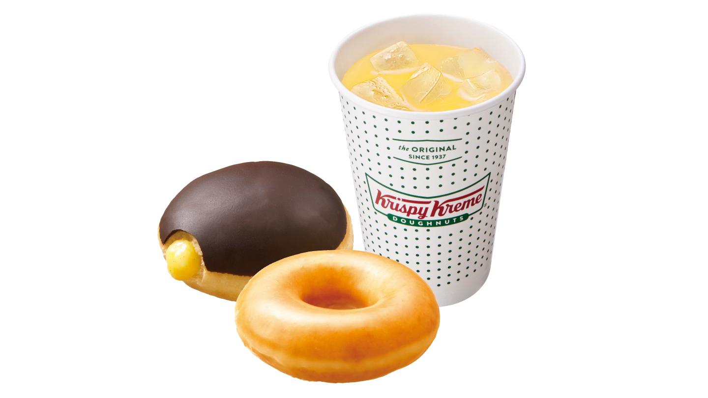 クリスピー・クリーム・ドーナツ 【Wコンボ】レモネード(ホット/アイス)+おすすめドーナツ2種