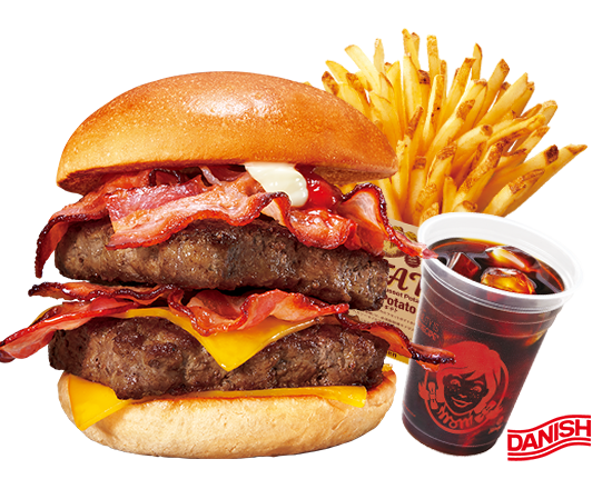 ウェンディーズ ・ファーストキッチン ベーコネーターUSAダブルセット