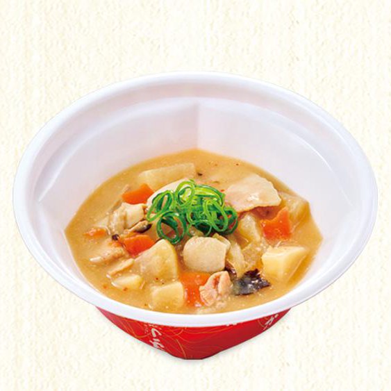 かつ庵人気No.4 とん汁（大） Pork Miso Soup(L)