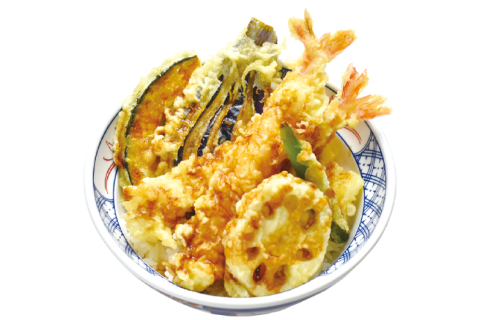 かつ丼と天丼の、かつてん 野菜増し天丼