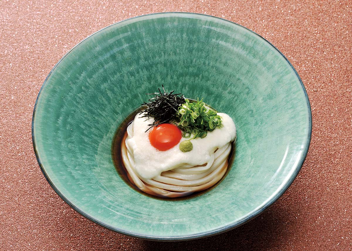 つるとんたん 山かけの冷たいおうどん